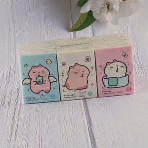 Top quality portable handkerchief tissue facial tissue pocket tissue