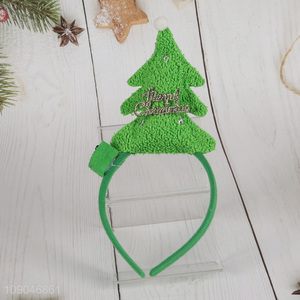 New Product Christmas Tree Headband Xmas Hairband for Kids Adults