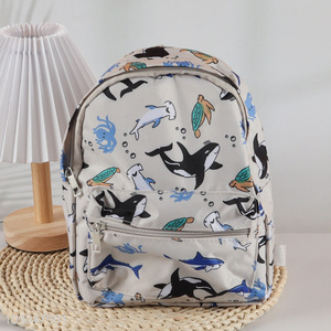 Hot Sale Kids School Bag Marine Animal Printed School Backpack for Kids