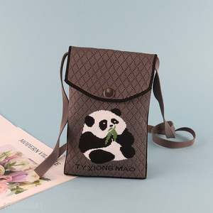 Popular products panda printed fashionable messenger bag for sale