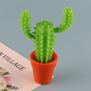 Hot selling cactus shape ballpoint pen writing pen for stationery