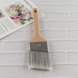 Online Wholesale 2.5 Inch PBT Bristle Wooden Handle Angle <em>Paint</em> <em>Brush</em> for Walls