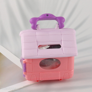 New Arrival Mini Pet House Bunny Cage Model Pet Pretend Play Toys