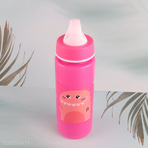 Hot Sale Cartoon Dinosaur Water Bottle Plastic Water Bottle with for Kids