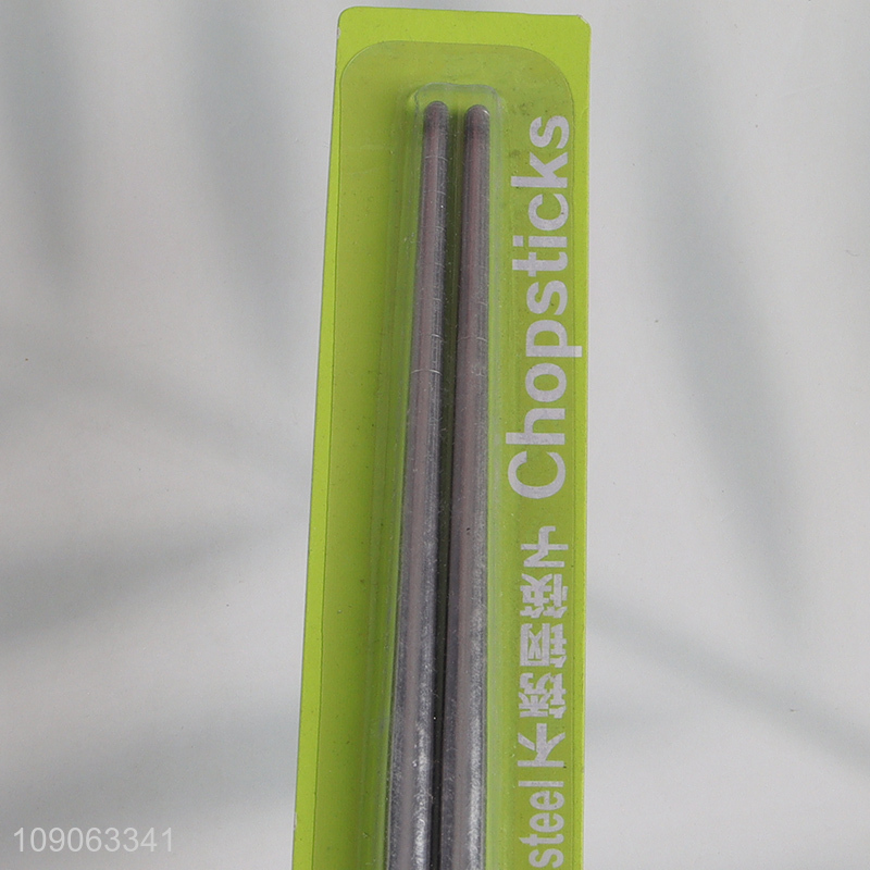 New Arrival 201 Stainless Steel Chopsticks Metal Chopsticks for Home Use