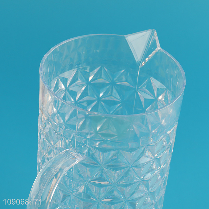 Hot products clear plastic home kitchen water jug with handle