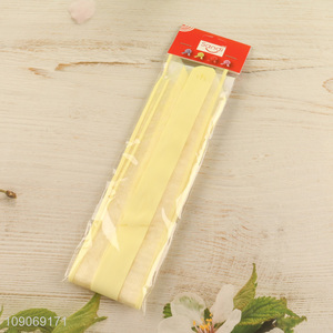 Yiwu market yellow gifts packaging bow pull <em>ribbon</em> for sale