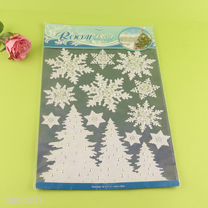 Popular products snowflakes shape Christmas window sticker for sale