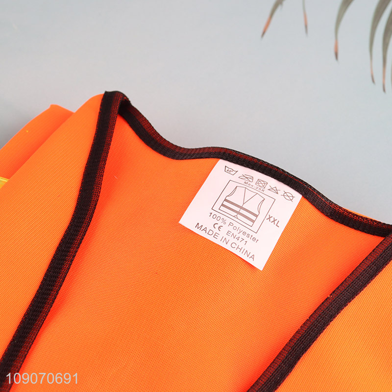 Yiwu market outdoor polyester Reflective safety vest  for sale
