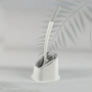 New Product Flexible Toilet Bowl Brush and Holder <em>Set</em> for <em>Bathroom</em>