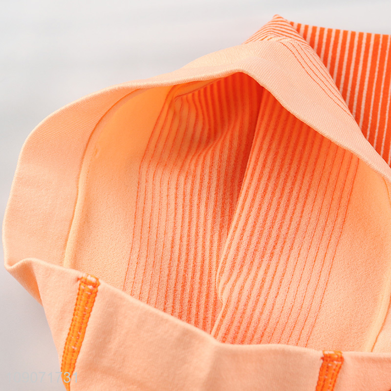 Hot products orange breathable high elastic women wear women pants