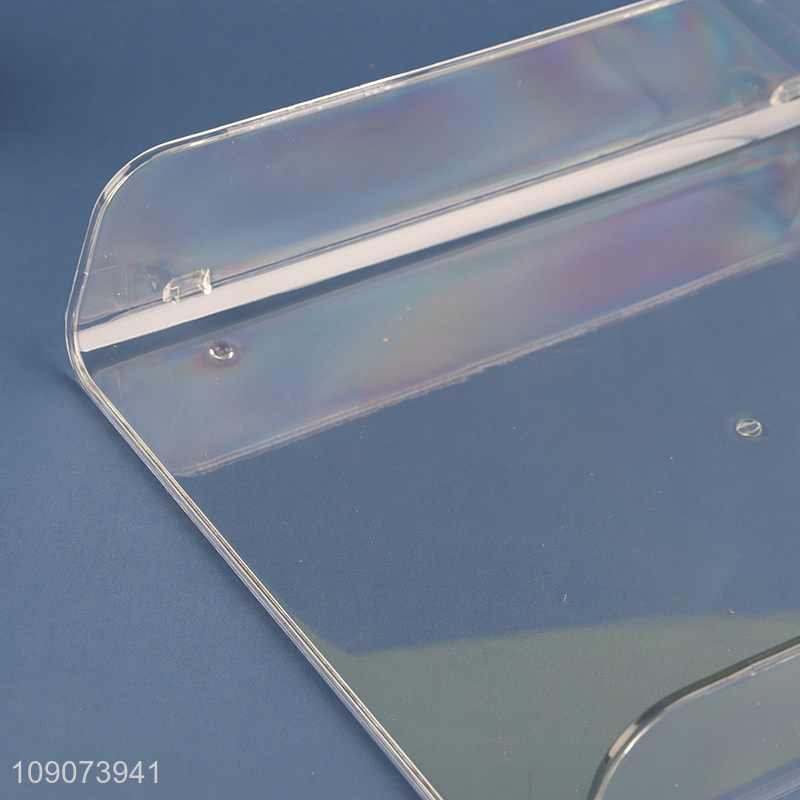 New arrival acrylic clear file tray desktop storage box