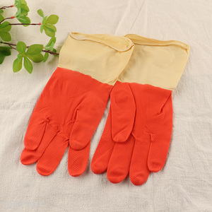 China products non-slip cleaning <em>gloves</em> <em>latex</em> <em>gloves</em> for household