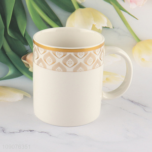 Online wholesale white <em>ceramic</em> water <em>cup</em> drinking <em>cup</em> with handle