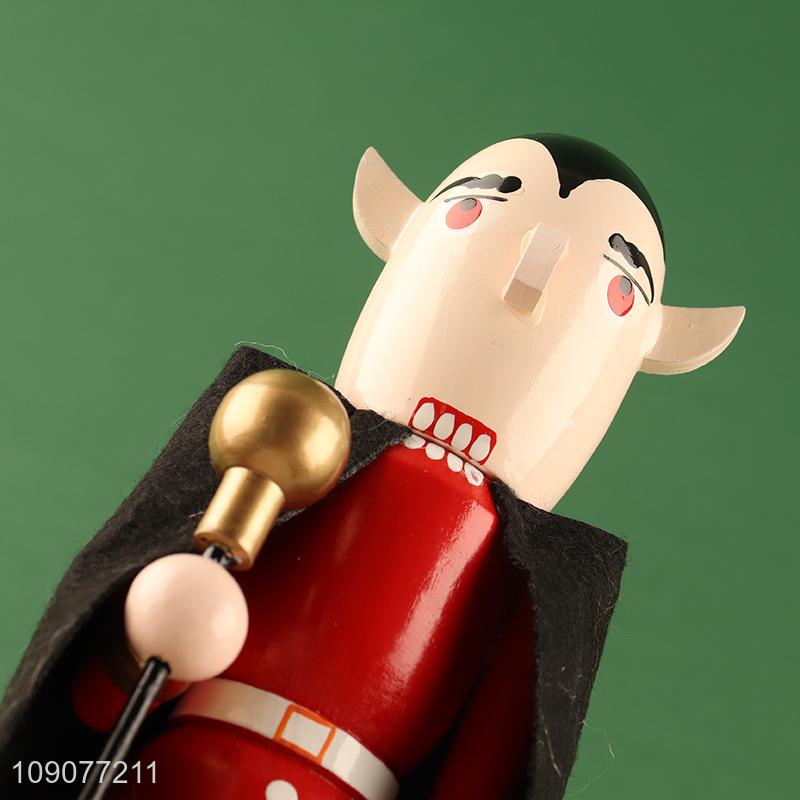 Best selling home decor wooden nutcracker soldier ornament for desktop