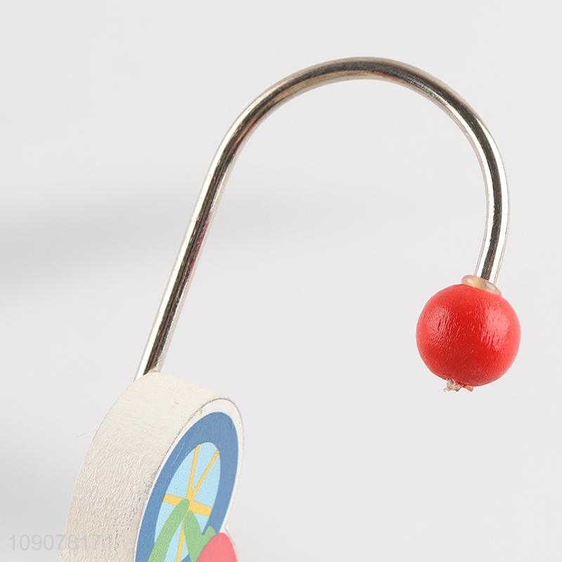 Online wholesale joker shape cartoon heavy duty wooden hook