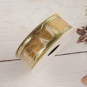 Popular products golden decorative gifts wrapping <em>ribbon</em> packaging <em>ribbon</em>