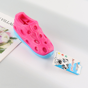 Popular products shoes shape bite-resistant pet <em>dog</em> chew <em>toys</em>