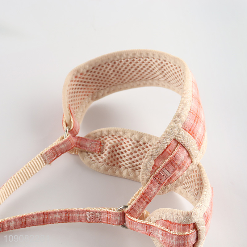 Latest products outdoor pet dog polyester pet chest leash