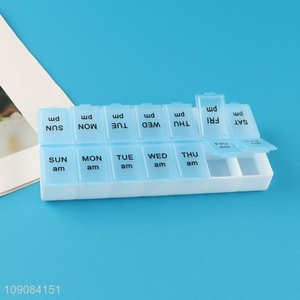 China wholesale portable travel weekly <em>pill</em> <em>box</em> medicine <em>box</em>