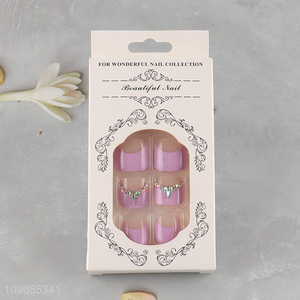 Hot selling natural <em>fake</em> <em>nail</em> press-on <em>nail</em> for <em>nail</em> decoration