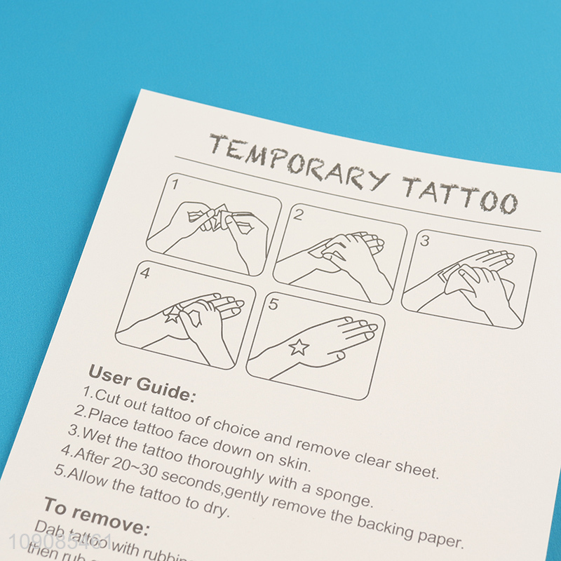 Factory price adult body decoration temporary tattoo tattoo sticker