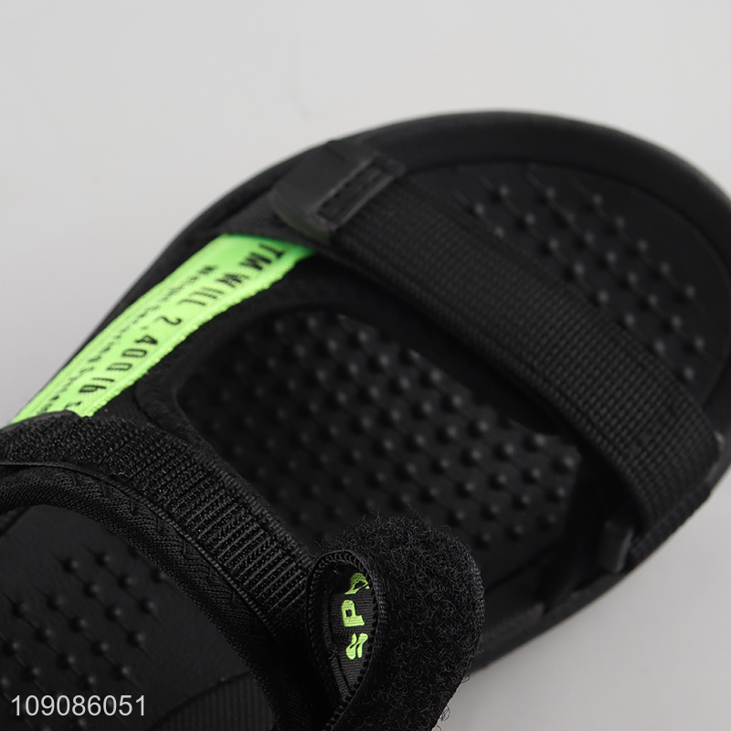Popular products black children anti-slip summer sports sandals for sale