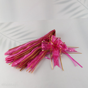 Top quality disposable pull bow gifts packaging <em>ribbon</em> for sale