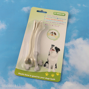 New arrival bone shape bite-resistant pet <em>dog</em> chew <em>toys</em> for sale