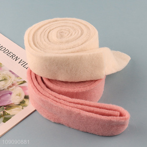 Hot Selling 4cm*2m Wool Felt <em>Ribbon</em> for Crafts, Christmas Tree Garlands Decor