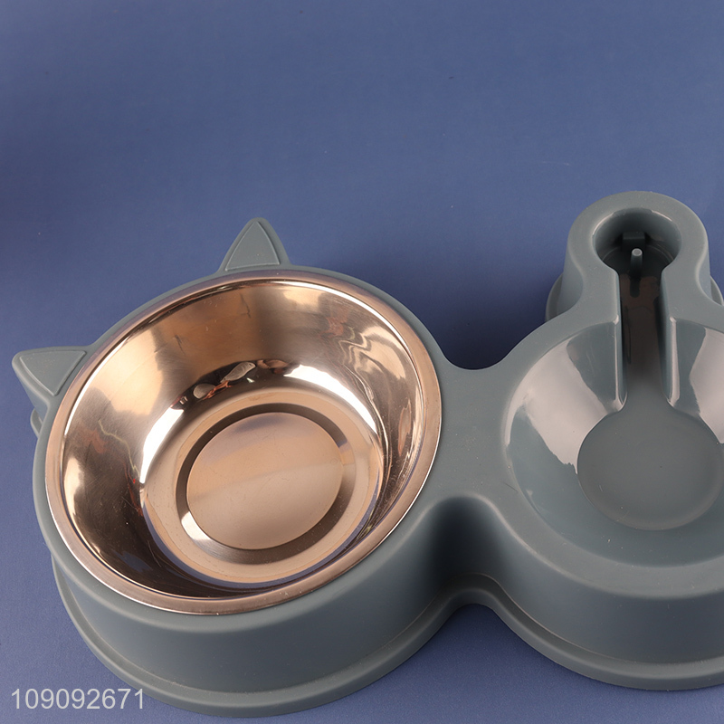 Factory Supply Automatic Pet Dog Cat Feeder with Water Dispenser