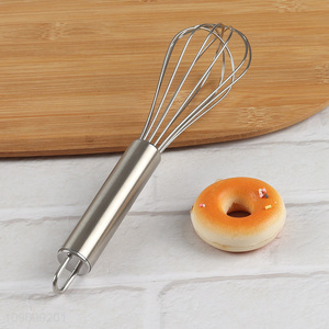 Yiwu market home kitchen gadget stainless steel egg whisk for sale