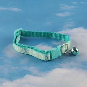 Factory Direct Sale Adjustable Quick Rlease Cat Collar with Bell