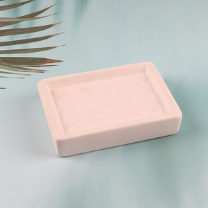 China factory ceramic bathroom accessories <em>soap</em> <em>holder</em> for household