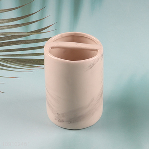 Hot selling household bathroom accessories ceramic <em>toothbrush</em> <em>holder</em>