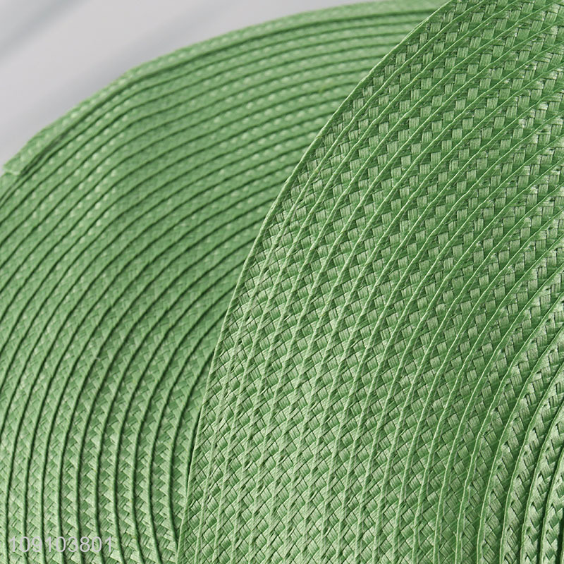 Factory Price Round Woven Placemat Braided Place Mat for Dining Table
