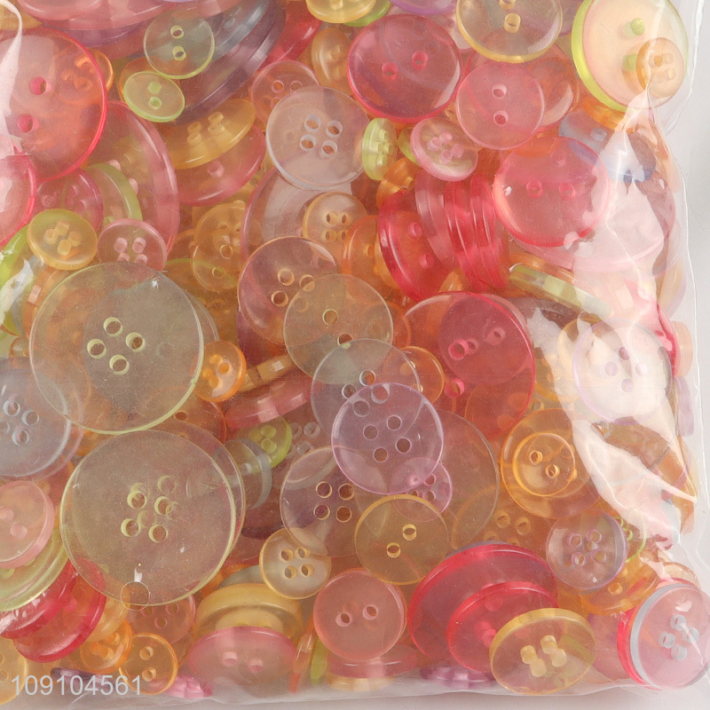 China supplier multicolor resin DIY manual decorative button for sale