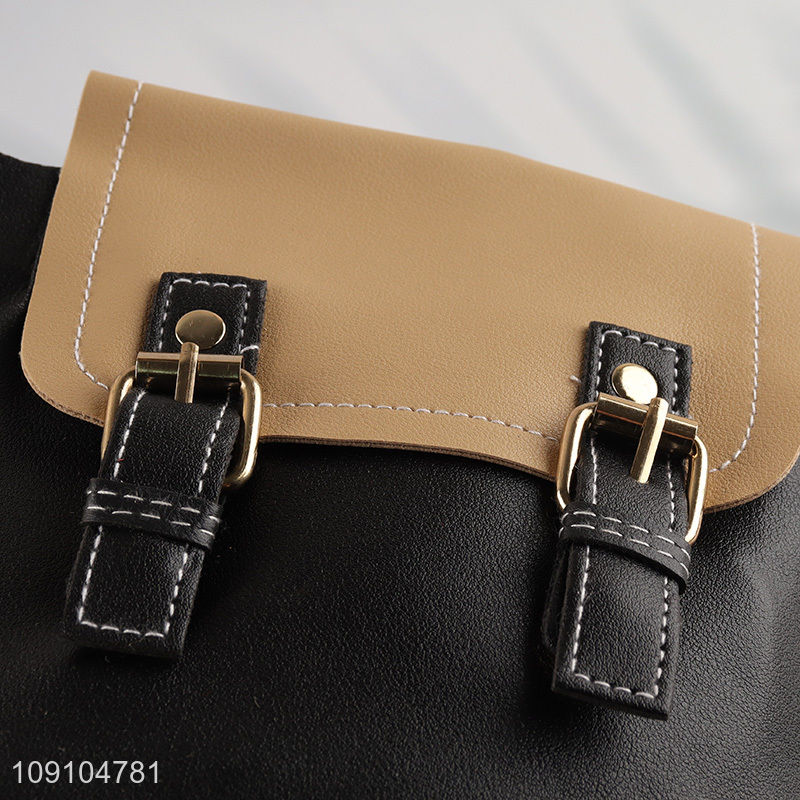 Factory Price Mini PU Leather Backpack Shoulder Bag for Women