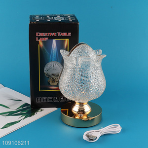 Wholesale Modern Crystal Table <em>Lamp</em> Gold Bedside <em>Lamp</em> Led Night <em>Light</em>