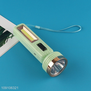 New Product Solar Rechargeable Led <em>Flashlight</em> Outdoor Emergency Lamp