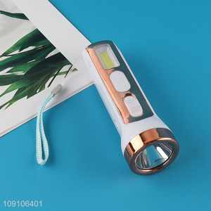 Factory Supply USB Rechargeable Led Torch Light Outdoor <em>Flashlight</em>