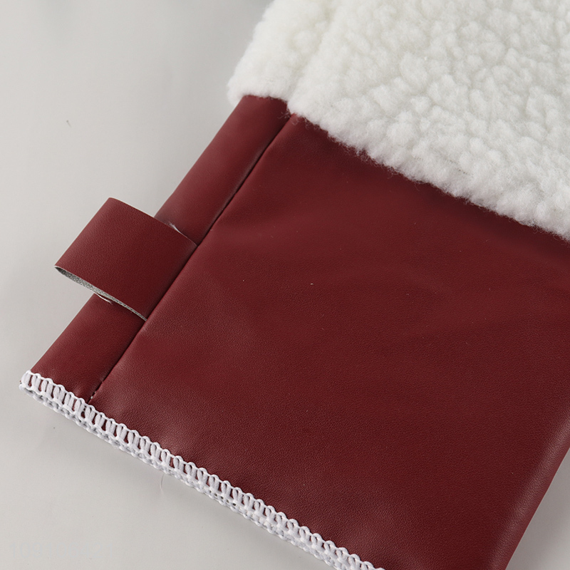 Factory Price Car Wash Mitt Scratch Free Faux Sherpa Car Wash Mitt