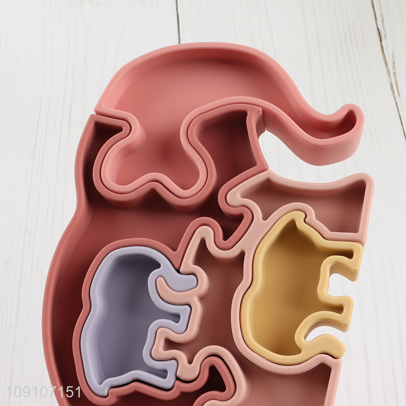 Wholesale 3d Elephant Building Blocks Children Early Education Toy
