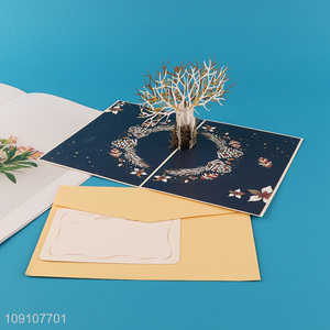 Wholesale 3D Greeting Card Deer Pop Up Card Christmas Greeting Card