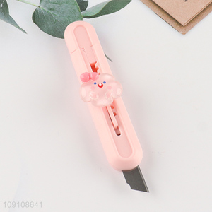 High Quality Cute Utility Knife  Retractable Box Cutter for Home Office