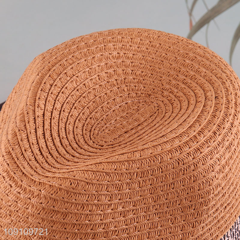 Best selling fashionable men outdoor summer straw hat  sun hat