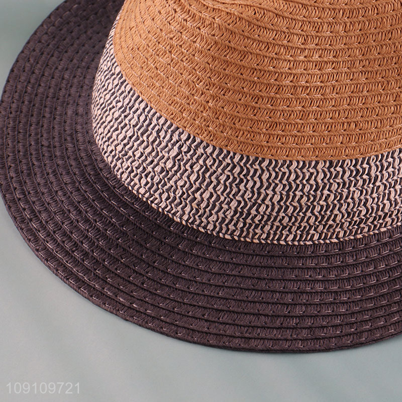 Best selling fashionable men outdoor summer straw hat  sun hat