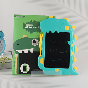 China supplier cartoon dinosaur shape LCD writing tablet <em>painting</em> tablet