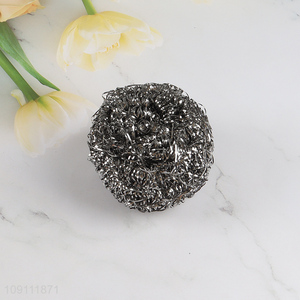 Low Price Stainless Steel Wool Scrubber Heavy Duty Metal Dish Scrubber