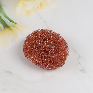 Wholesale Copper Coated Scourer for Cleaning Dishes Pots Pans and Sinks